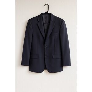 346 Brooks Brothers Blazer Mens Two Buttons Jacket Navy Wool 41L Career Classic